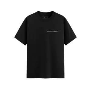 Polera gimnasio negra regular fit Athletify