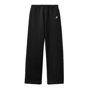Pantalon de gimnasio negro fit rectos